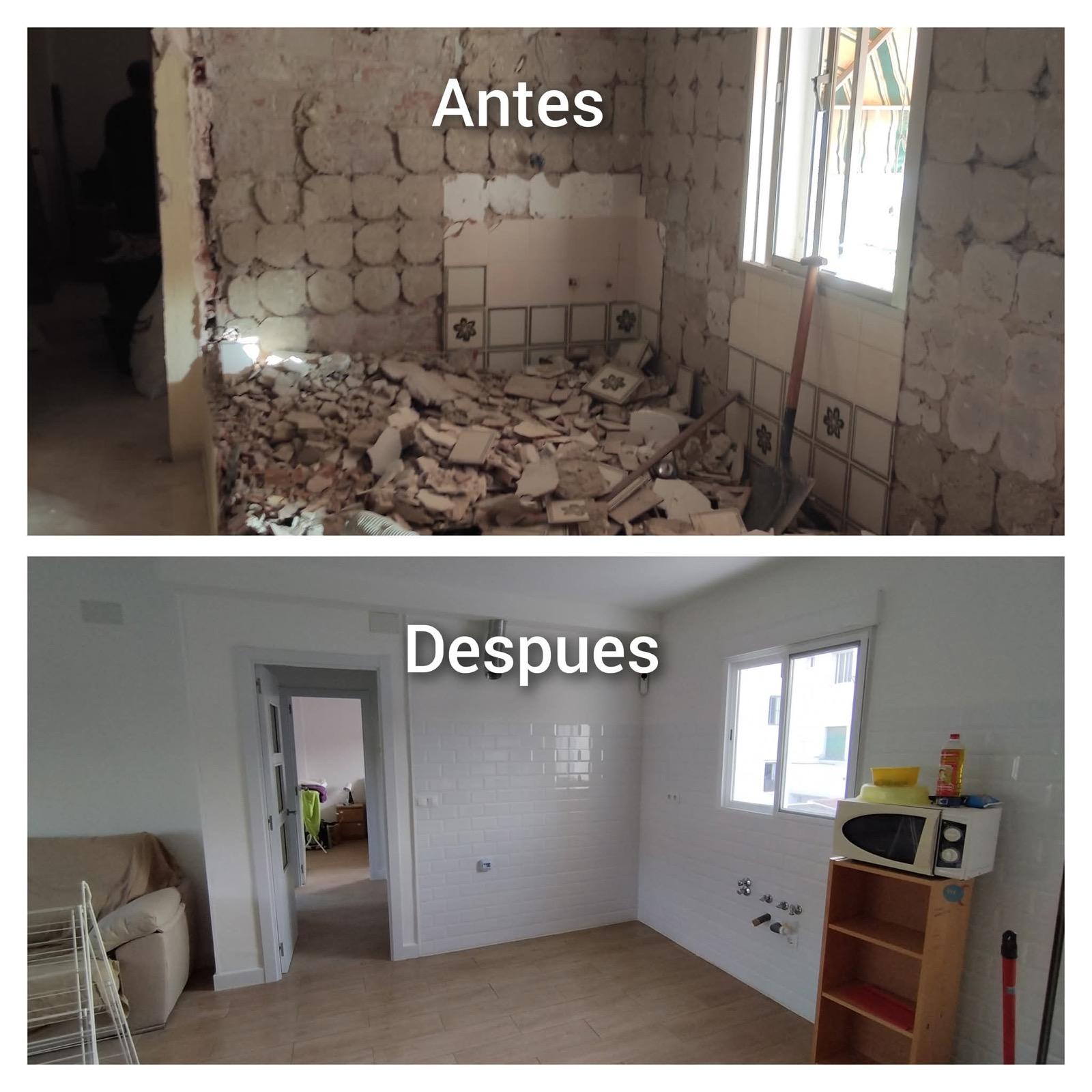 Reforma de cocina — Antes y Después